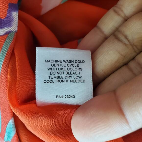 Sweet Pea For NY&Co By Stacy Frati Flora Wide Leg Flowy Pants L - Picture 8 of 9